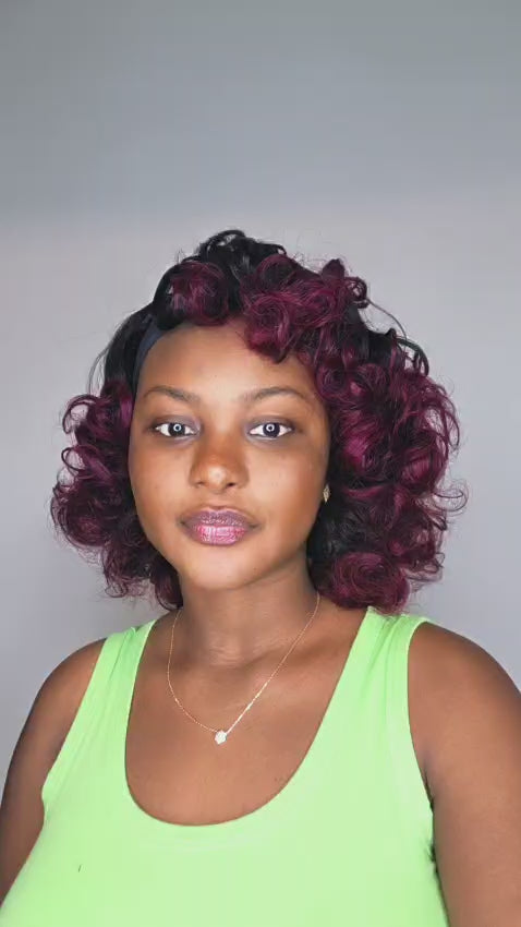 Headband 100% Vietnamese Human Hair Wig
