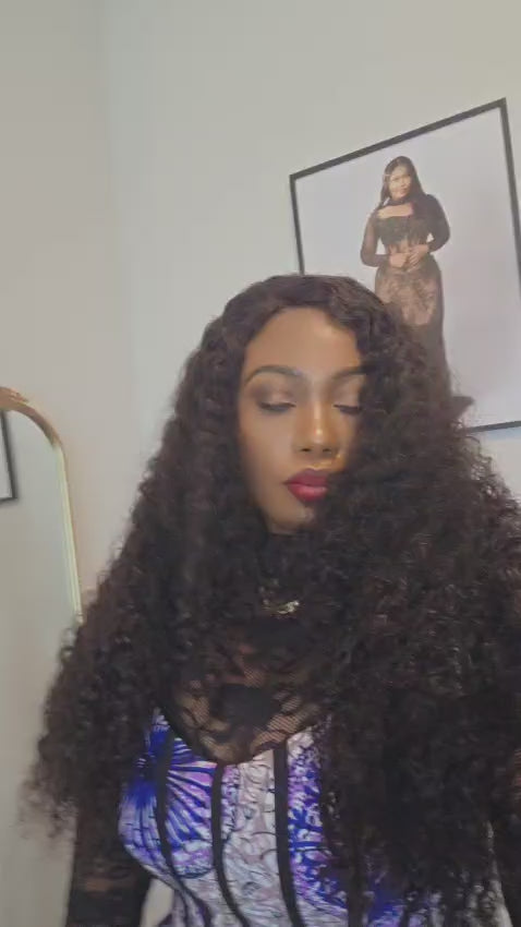 The Caribbean Curls 100% Vietnamese Hunam Hair Wig HD Lace